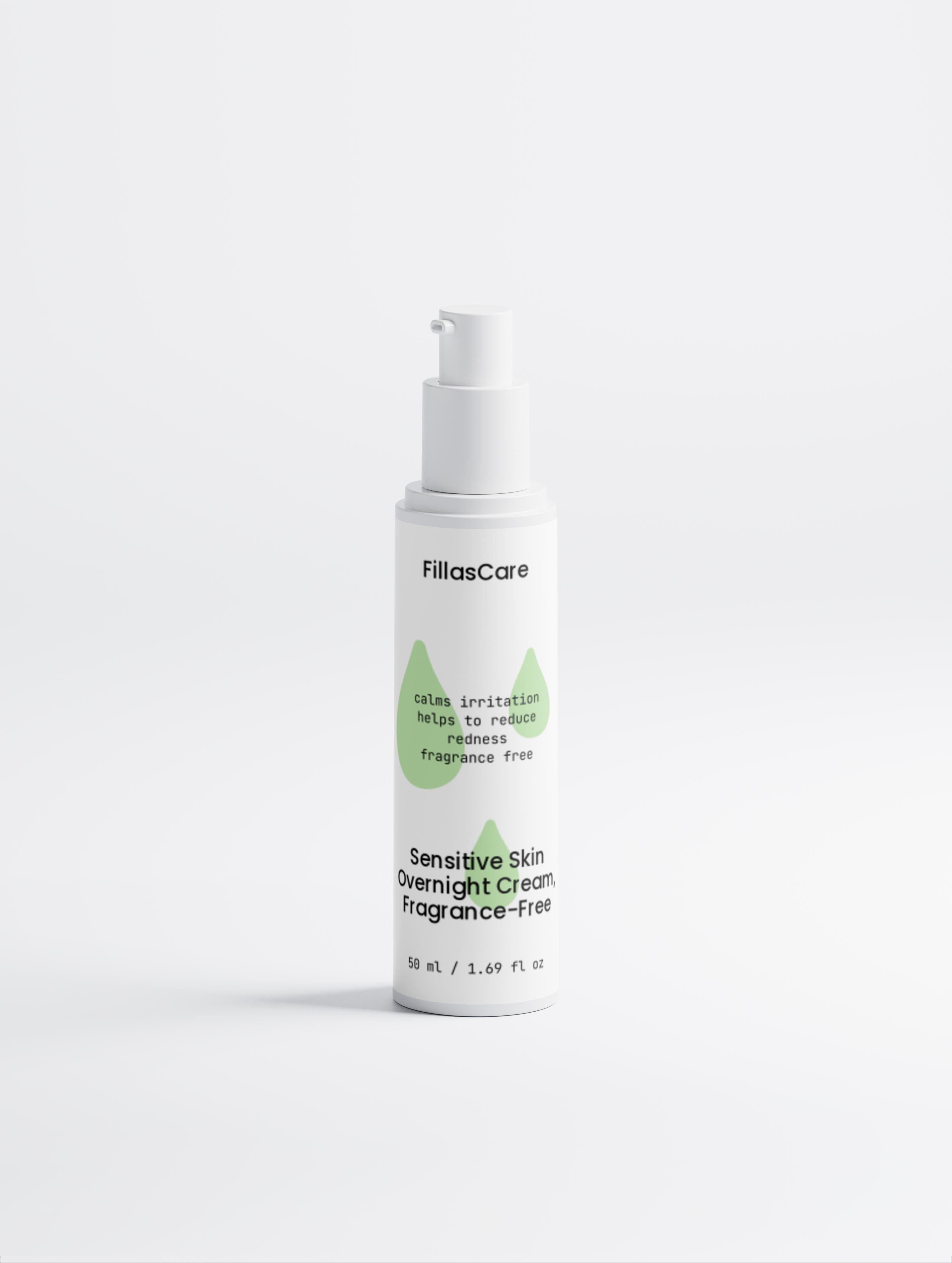 Rosto - Creme de Noite para Pele Sensível, Sem Perfume