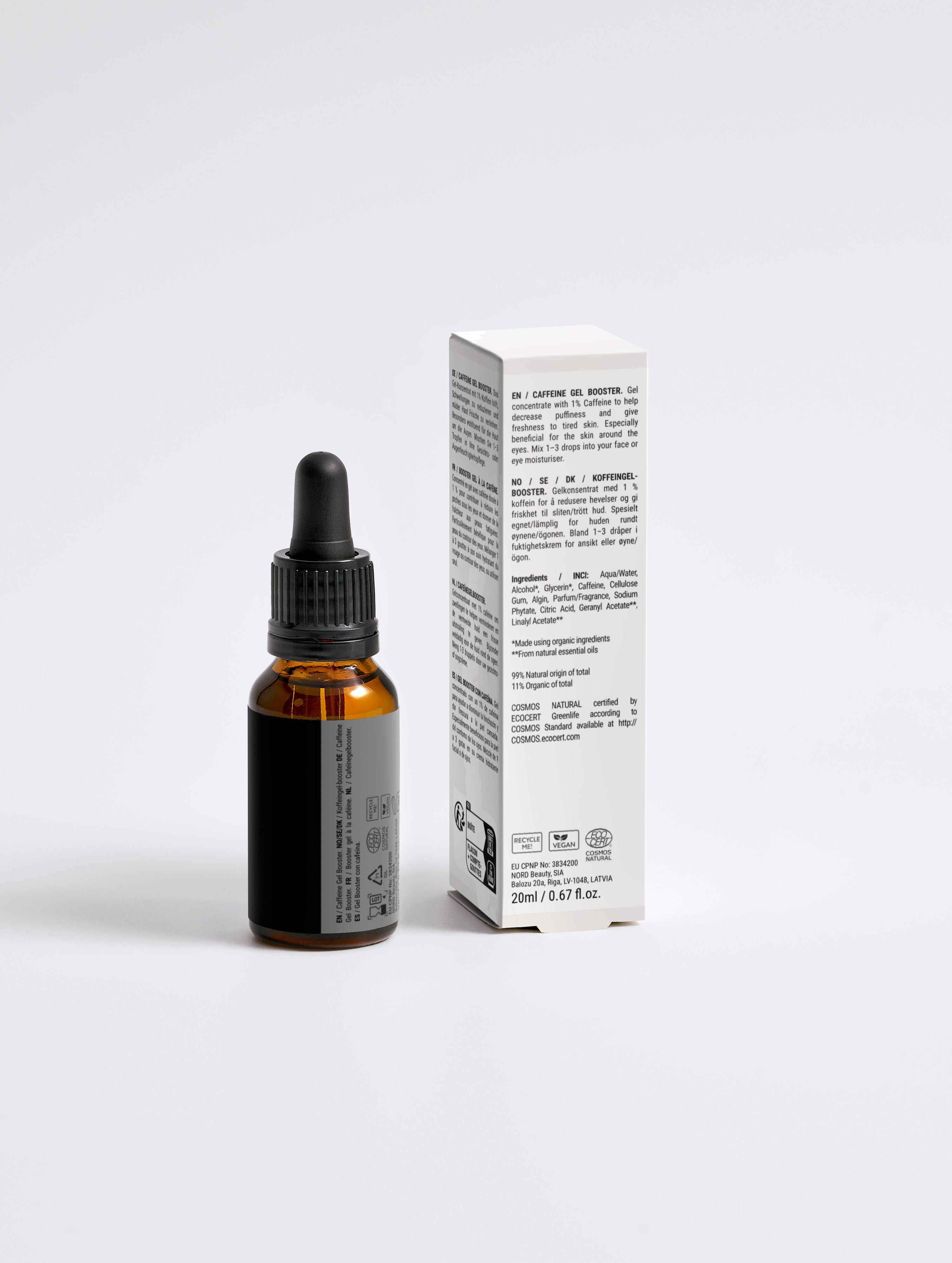 Sérum Anti-Fadiga com 1% Cafeína