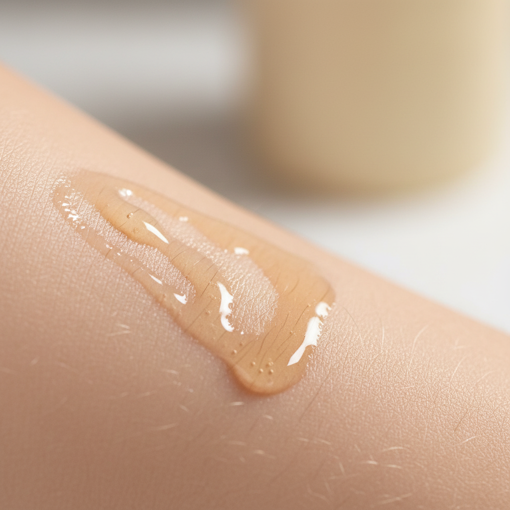 Close-up - Aplicação na Pele