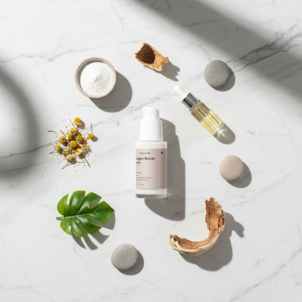 Flat Lay - Composição Natural