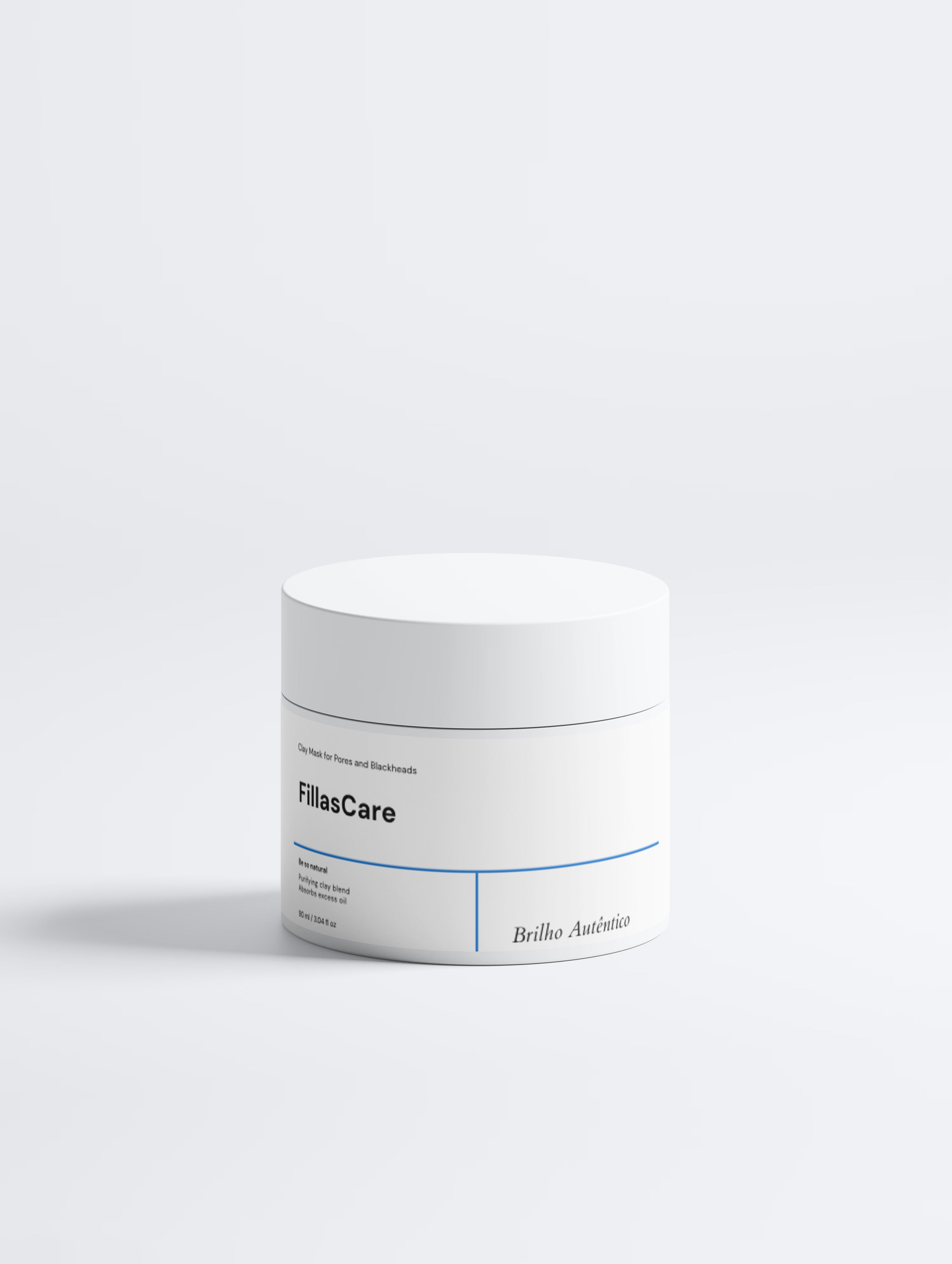 Máscara facial - Máscara de Argila para Poros e Cravos