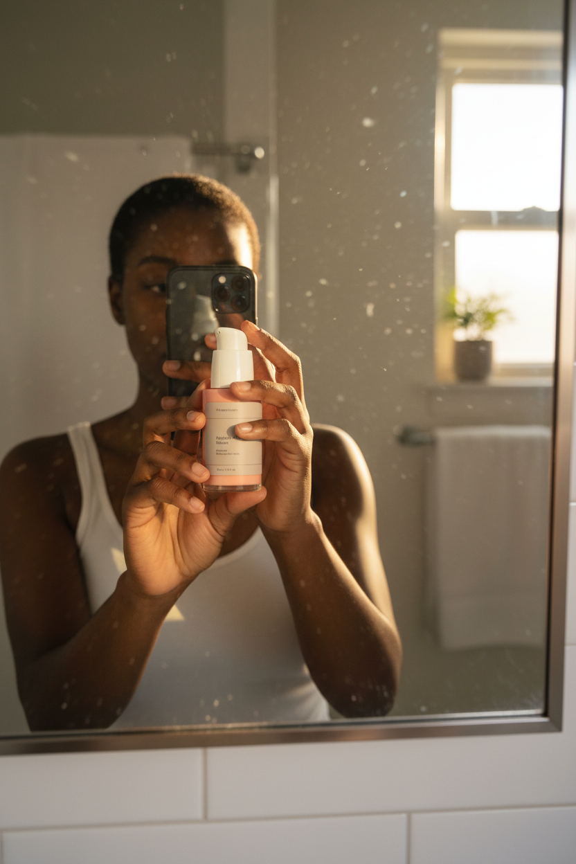 Pele negra — luz dourada