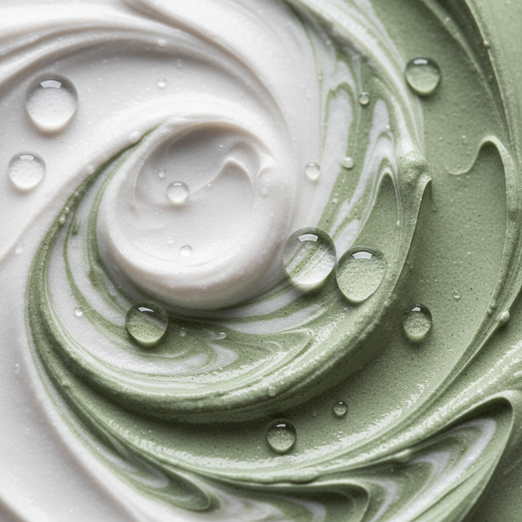 Texture — Clay Swirl Water Drops